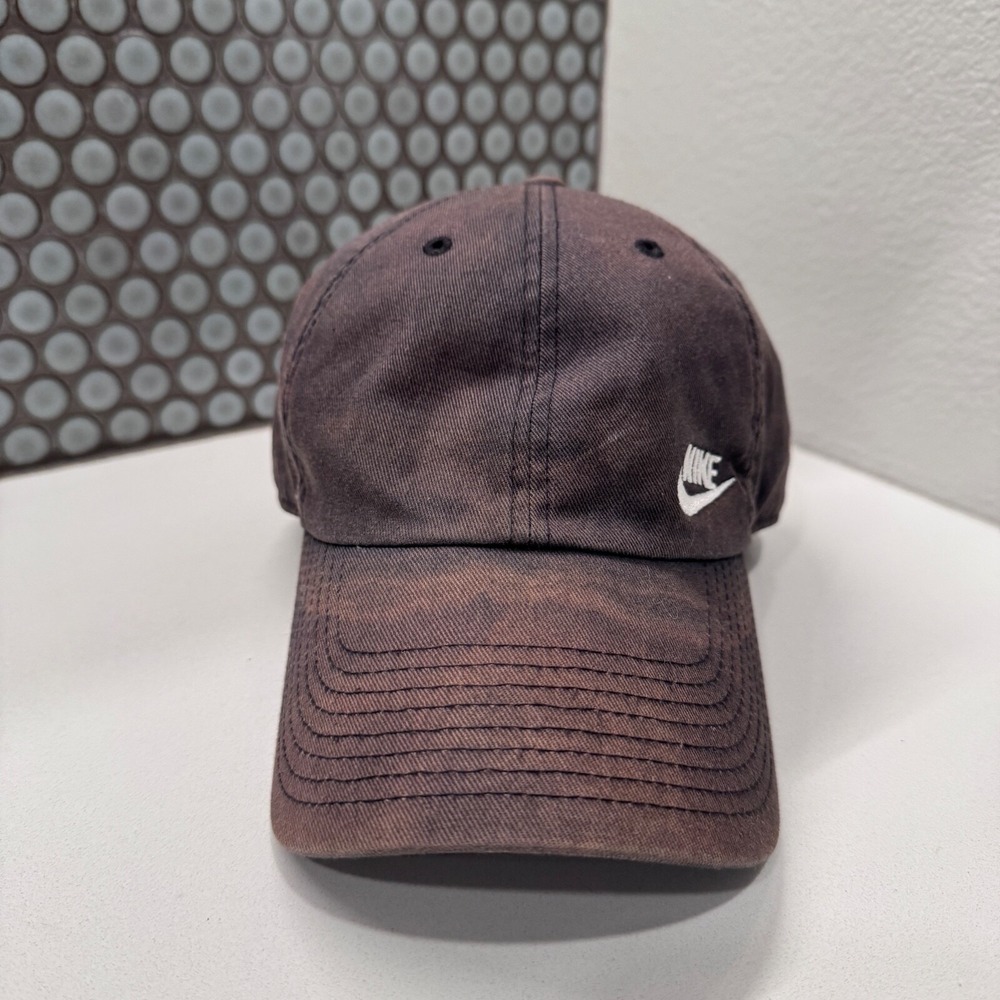 Nike Hat Cap Mens Strap Back Black Athletic One Size Tennis Golf Outdoors